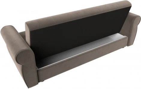 Диван-книжка Лига-019 (Коричневый/Велюр) Лига Диванов арт.118341