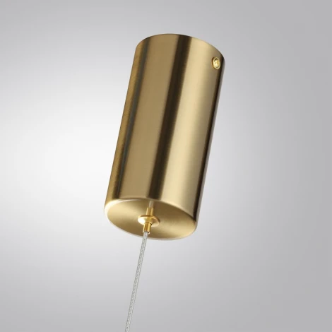 Подвесной светильник Odeon Light Monella 6639/12L металл/античная бронза/белые бусы из акрила LED 12W (220V, на проводе, шарики, бусы)