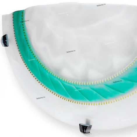 Настенный светильник Toplight Clare TL9100Y-01GN