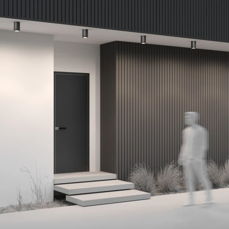 Потолочный светильник уличный Bar O306CL-L12GF (LED, 220V, круглые, IP65)