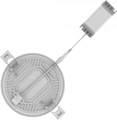 Точечный светильник встраиваемый Gauss Frameless круг 967511212 (LED, 220V)