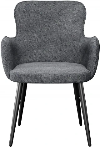 Стул DikLine 503 поворотный SB5 серый, ножки черные арт.00-00076326