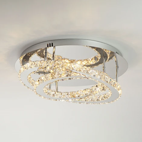 Потолочная люстра Eurosvet Grasia 90066/2 хром