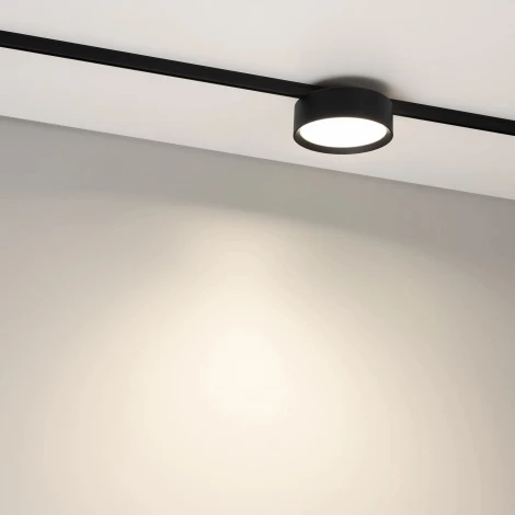 Трековый светильник MAG-MICROCOSM-RONDO-R105-10W Day4000 (BK, 90 deg, 24V) (Arlight, IP20 Металл) 051753