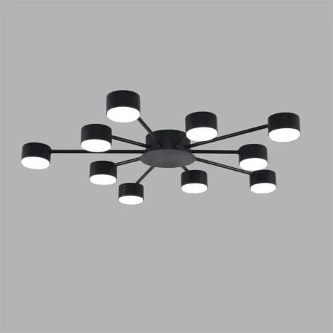 Потолочная люстра Lumion Torina 8344/10C черный, металл GX53 LED 10*7W 220V