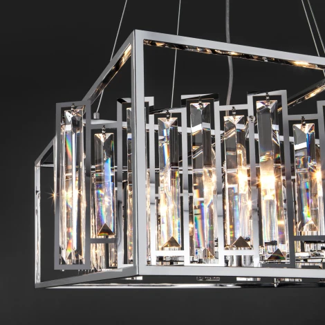Подвесная люстра Bogate's Cella 312/6 Strotskis (220V, хрусталь, на тросе)