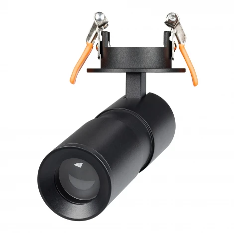 Спот LGD-ARTEMIS-BUILT-FLAP-R55-12W Warm2700 (BK, 8-80 deg, 230V) (Arlight, IP20 Металл) 062274