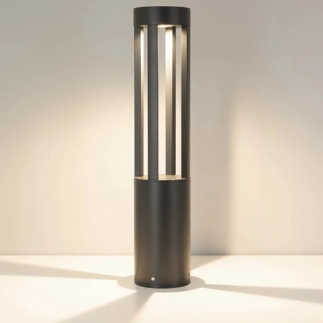 Наземный светильник LGD-CASTELLO-BOLL-H1000-20W Warm3500-MIX (GR, 80 deg, 230V) (Arlight, IP65 Металл) 047685 (LED)