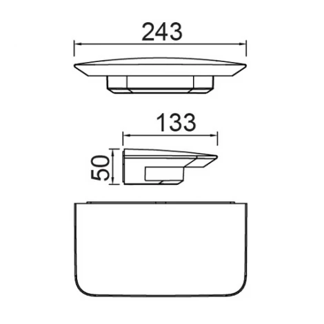 Настенный светильник уличный Oasis Light W1881S S