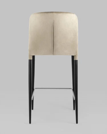 Стул полубарный Stool Group Лори велюр бежевый УТ000035315