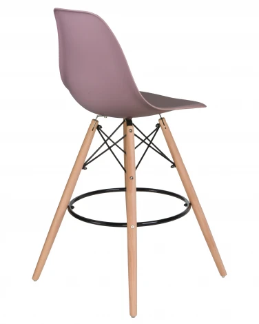 Стул барный DSW BAR (ножки светлый бук, цвет сиреневый (P-04))