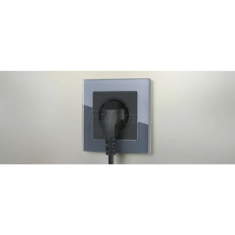 Рамка на 1 пост Favorit (серый,стекло) Werkel W0011115 (a050965)