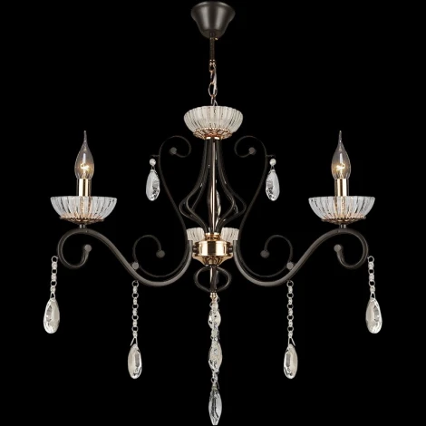 Подвесная люстра Reluce 04456-0.4-03 (220V, подвески, на цепи, подсвечник, свеча)