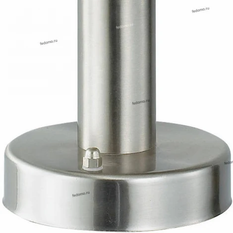 Столб уличный Horoz Akasya, 1 плафон, никель с прозрачным