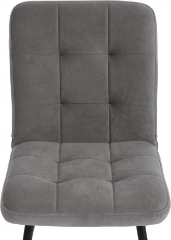 Стул обеденный Medeo Tetchair (Флок/Серый,Черный) арт.24352