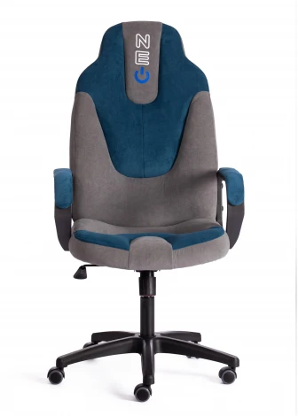 Кресло NEO 2 (22) флок , серый/синий, 29/32 Tetchair 19479