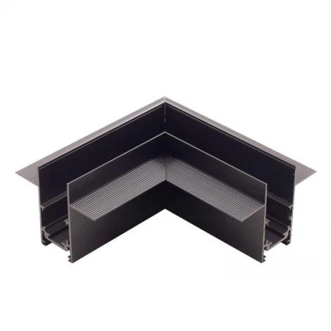 Коннектор угловой для встраиваемого магнитного шинопровода AM Group MAGNET AM402 LL-20С 90° Горизонтальный (48V)