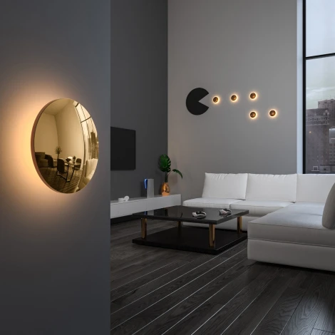 Настенный светильник золото Elektrostandard Mini Disc MRL LED 1126 (220V, круглые)