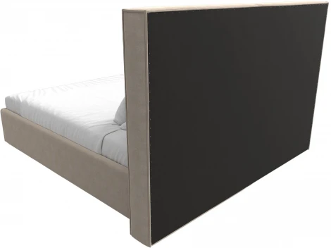 Кровать интерьерная Аура 180 (Бежевый/Рогожка) Лига Диванов арт.120543