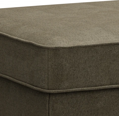 БЕНОН Пуф тканевый, коричневый D1 furniture арт.AAA41702002