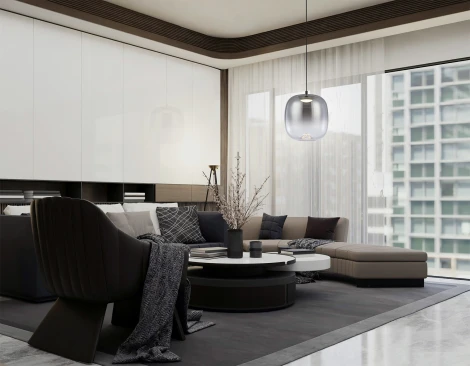 Подвесной светодиодный светильник Ambrella High Light LH11092 (220V, на проводе, круглые)