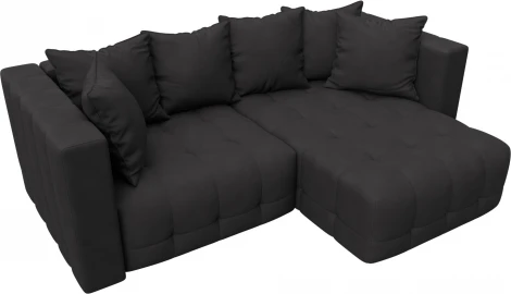 Диван угловой Лига-052 НПБ угол универсальный Лига Диванов (Замша) арт.128815