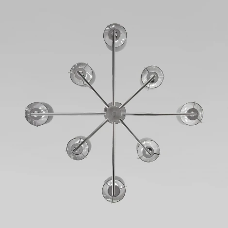 Потолочная люстра на штанге Eurosvet Pluto 60156/8 хром (220V)