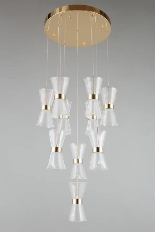 Подвесная люстра каскадная Aployt Charlayn APL.771.06.80 (LED, 220V, на проводе)