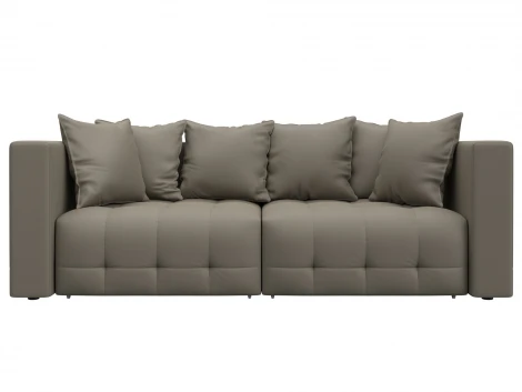 Диван прямой Лига-052 НПБ (ЛДСП,Брус,Фанера/Пластик/Экокожа/Бежевый) Лига Диванов 129902