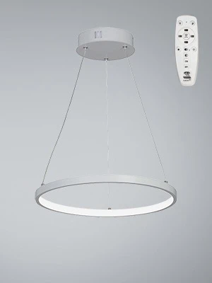 Подвесной светильник с ПДУ светодиодный LED 31Вт, 2700-6500К Vitaluce V2515DT-9/1S кольцо (220V, на тросе, кольцо)
