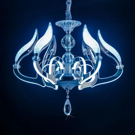 Подвесная люстра Eletto Diva EL339P06 (LED, 220V, на цепи, лепестки)