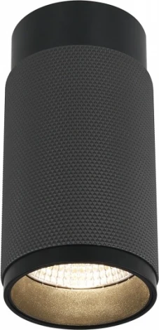 Точечный накладной светильник iLedex Delta 1954-10W-3000K-36 BK+GRP (220V, круглые)