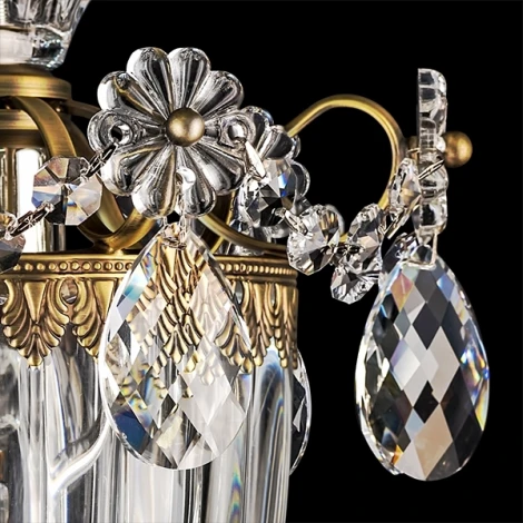 Бра Osgona Schon 790611 (220V, хрусталь, подвески, цветы)