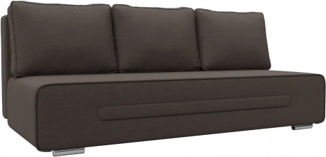 Диван прямой Приам (Коричневый/Рогожка) Лига Диванов арт.122733