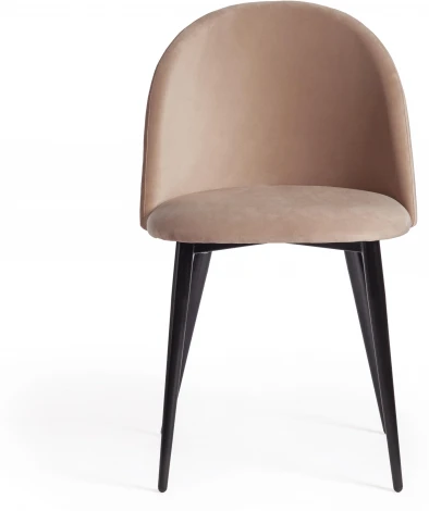 Стул MONRO (mod. 710) / 2 шт. в упаковке Tetchair (Ткань,Металл/Бежевый,Черный) арт.24530