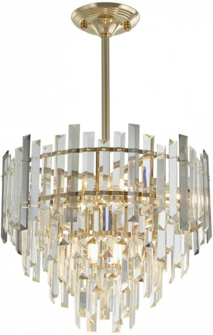 Потолочная люстра хрустальная на штанге Arte Milano Sorrento-4409 374409/6/300/400 GD (220V)