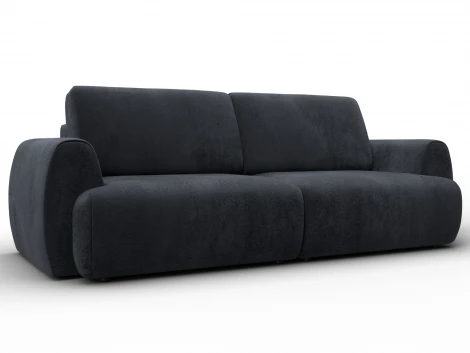 Диван прямой Лига-115 НПБ (ДСП,Фанера,Велюр/Темно-серый) Лига Диванов 136934