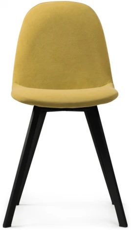 Стул Агот горчичный / черный каркас 464862 Woodville