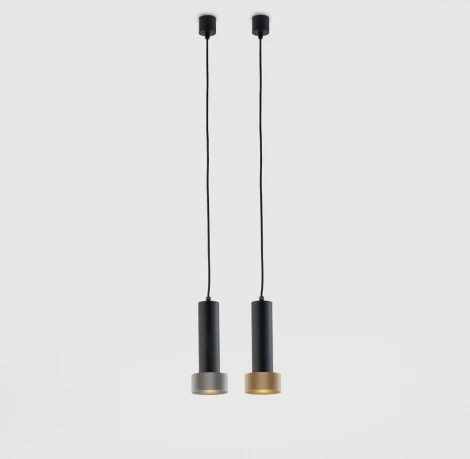 Подвесной светильник черный - золотой Aromas del Campo Focus C1279 Matt black/Aged gold