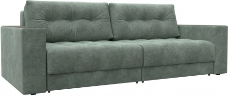 Диван прямой с декором Лига-049 НПБ Лига Диванов (Велюр) арт.128395