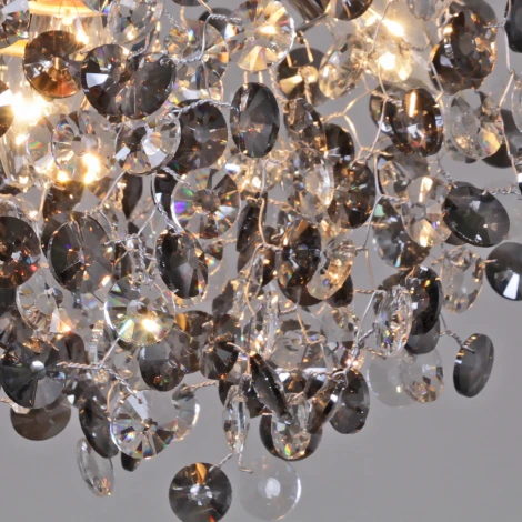 Потолочная люстра хрустальная на штанге Reluce 02387-0.3-5+2 CR (220V)