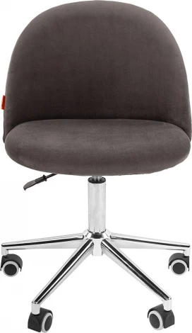 Компьютерное кресло CHAIRMAN HOME 118 (Металл,Велюр/Темно-серый)