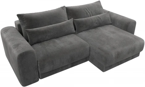 Диван угловой Лига-056 НПБ угол универсальный Лига Диванов (Велюр) арт.129152