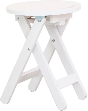 Табурет складной снег Mebelik арт.008422