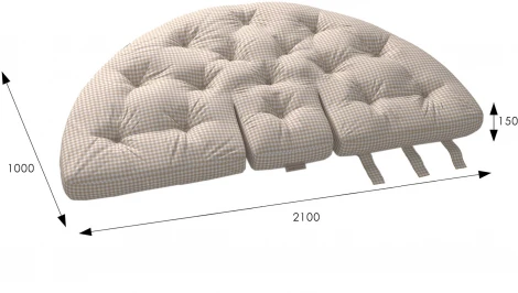 Футон Genso, ткань club от фабрики Mebelik