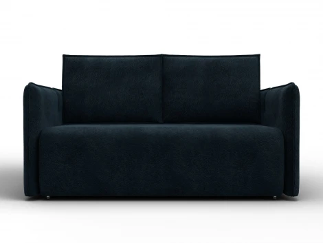 Диван прямой Лига-117 (ЛДСП,Брус,Фанера,Велюр/Графит) Лига Диванов 137018