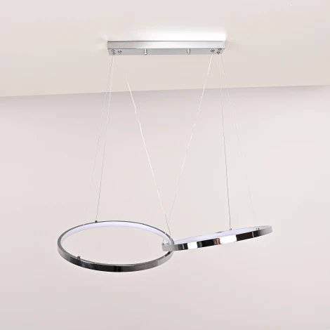 Подвесной светильник Zenda D40+D40 By ImperiumLoft Zenda01 (LED, 220V, на тросе, кольцо)