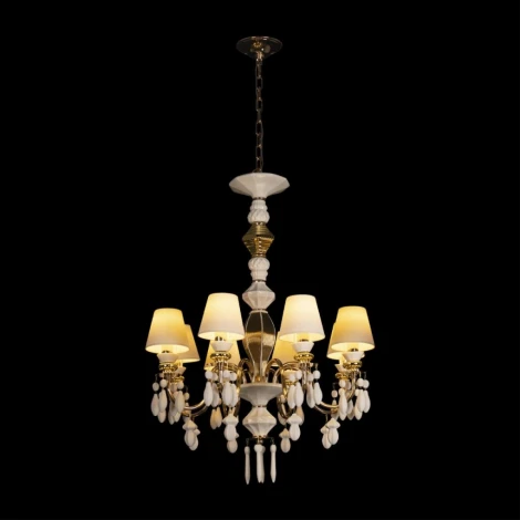 Подвесная люстра Loft It Grace 10203/8 White (220V, подвески, на цепи)