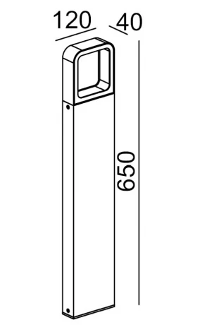 Наземный светильник Oasis Light W61865-650