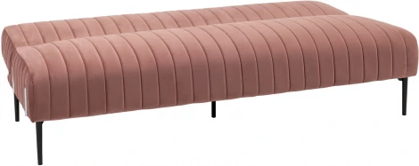 Диван прямой Stool Group Дрезден велюр пыльно-розовый УТ000035920